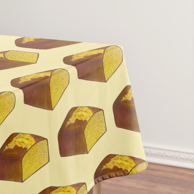 Pound Cake Poundcake Loaf Southern Baking Dessert Tablecloth (In Situ)