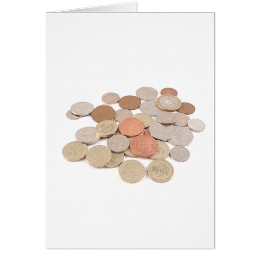 Pound coin cards (Front)