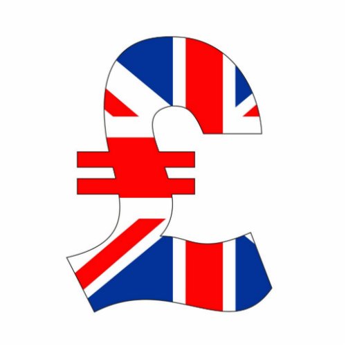 pound currency symbol money united kingdom flag st cutout