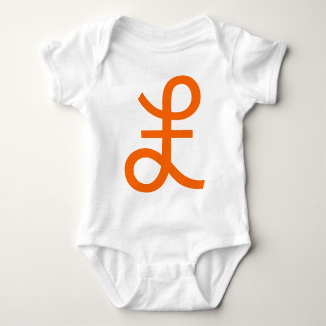 Pound Sign Baby Bodysuit (Front)