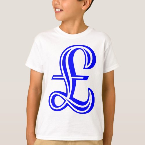 Pound Sign _ Blue T_Shirt