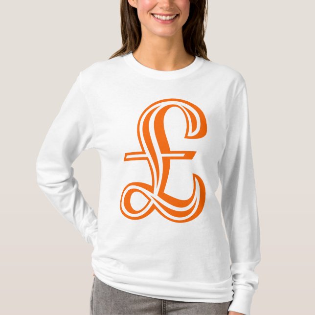Pound Sign - Orange T-Shirt (Front)