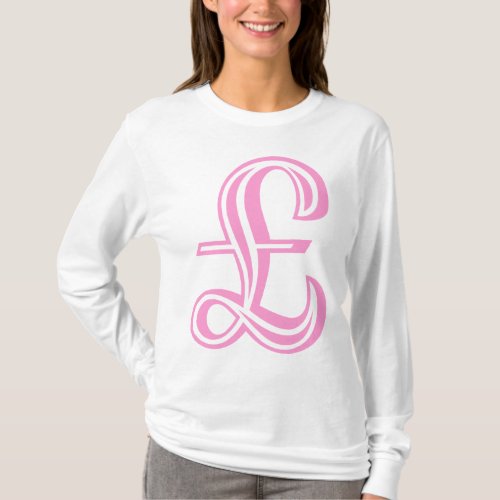 Pound Sign _ Pink T_Shirt