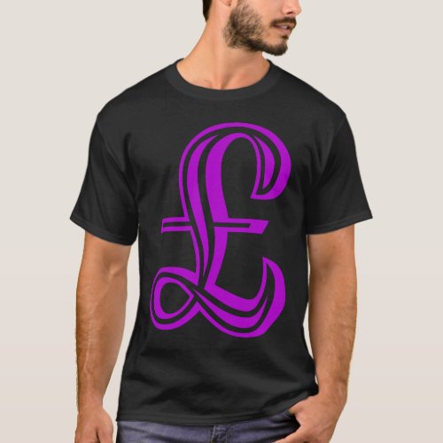 Pound Sign _ Purple T_Shirt