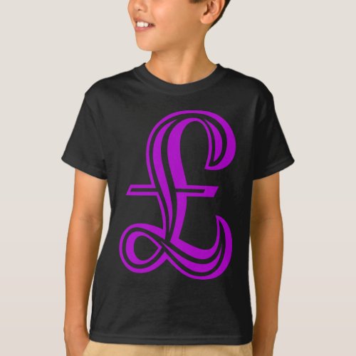 Pound Sign _ Purple T_Shirt