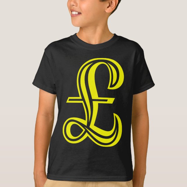 Pound Sign - Yellow T-Shirt (Front)