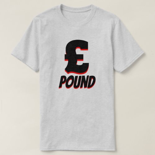  pound sterling Grey T_Shirt