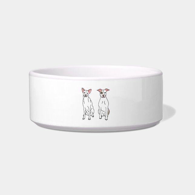 Poundcake and Milkshake Dog Bowl (Front)