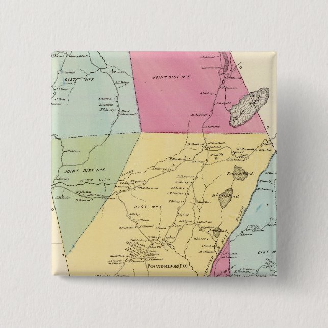 Poundridge, Town Pinback Button (Front)