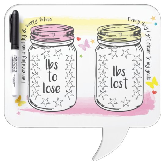 pounds lost motivational diet weight loss tracker dry erase board