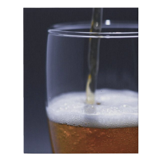 Pour Another Beer Faux Canvas Print (Front)