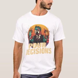 Pour Decisions Parrot Bartender Shirt