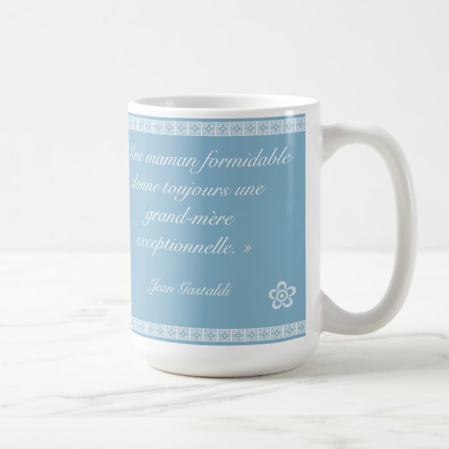 Pour le meilleure grand-mère coffee mug (Right)