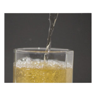 Pour me a fancy spirit faux canvas print