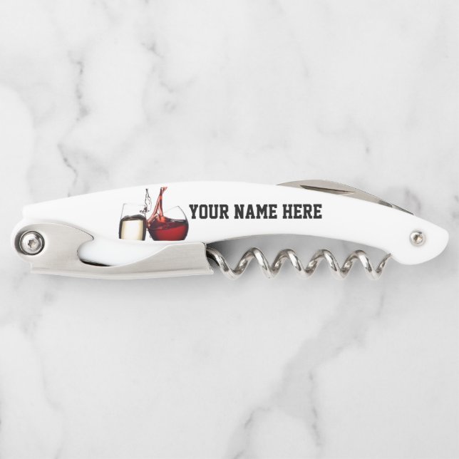 POUR THAT "WINE" PERSONALIZED CORKSCREW (Front)
