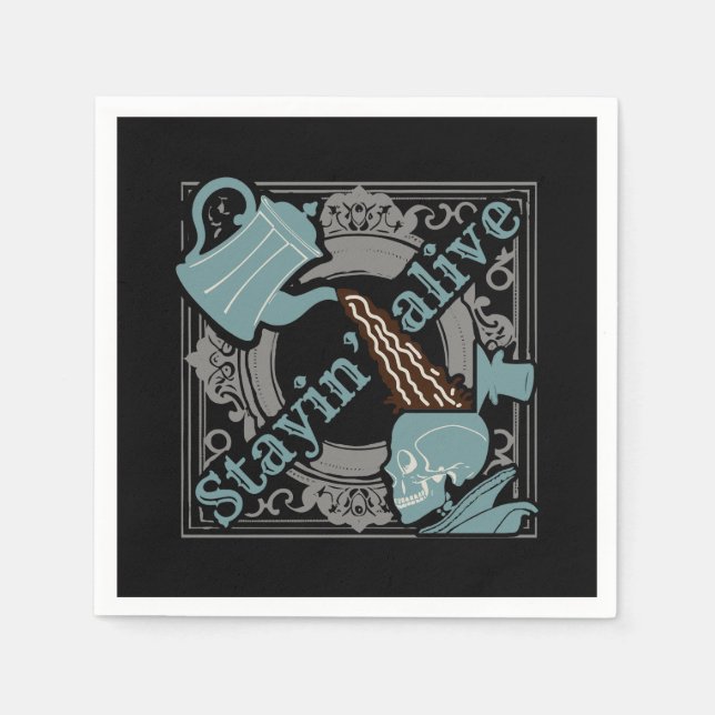 Pour the coffee in! napkins (Front)