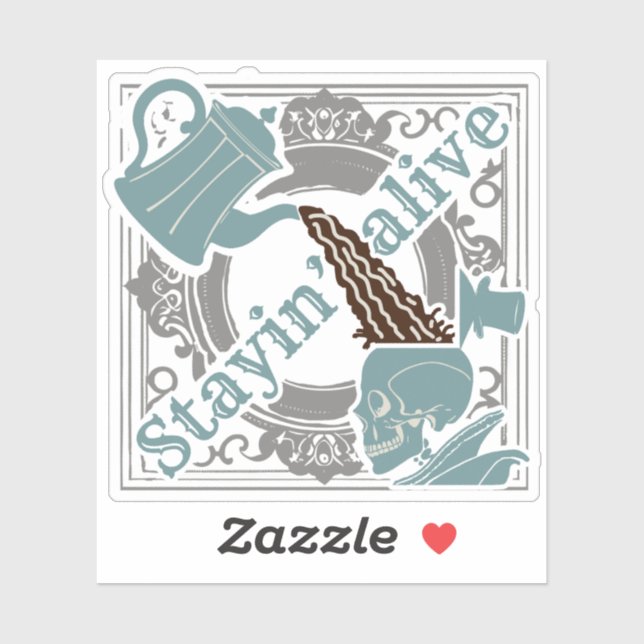 Pour the coffee in! sticker (Sheet)