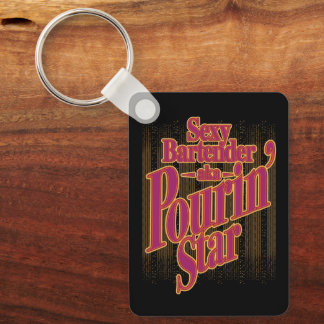 Pourin' Star Keychain
