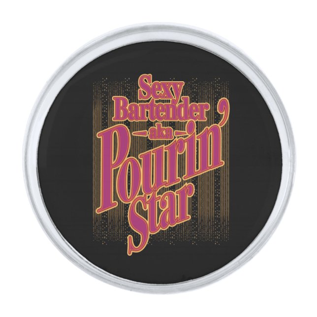 Pourin' Star Lapel Pin (Front)