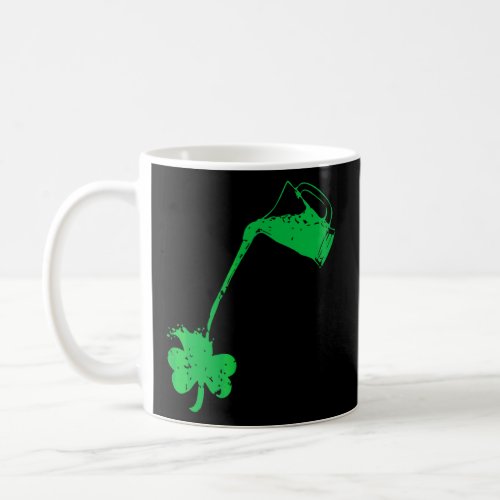 Pouring Shamrock Irish Ireland St Patrick S Day Vi Coffee Mug