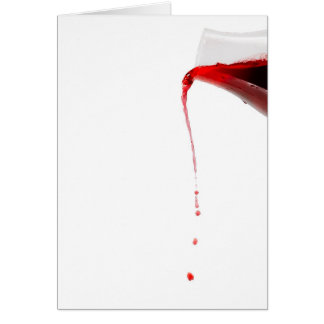 Pouring wine. cards