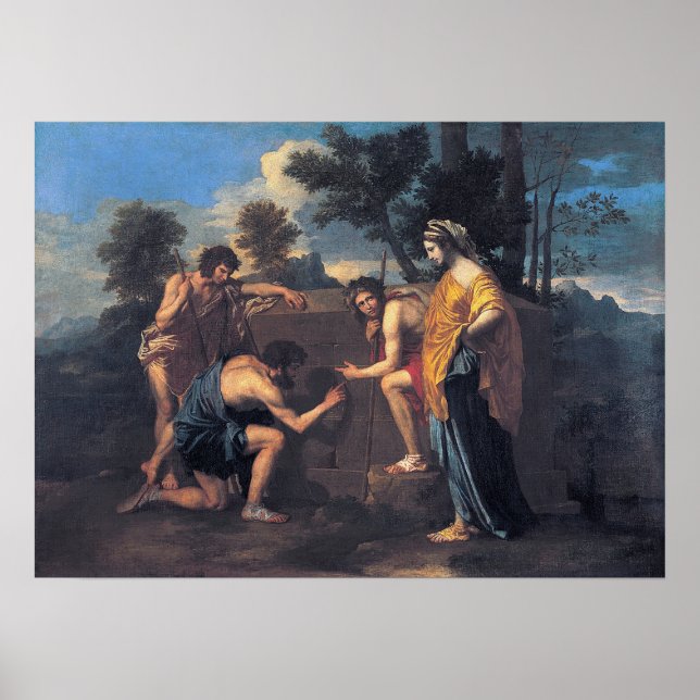 Poussin - And In Arcadia Ego Poster (Front)