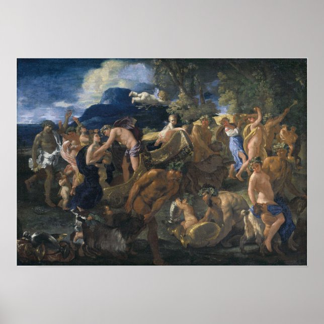 Poussin - Bacchanal Poster (Front)