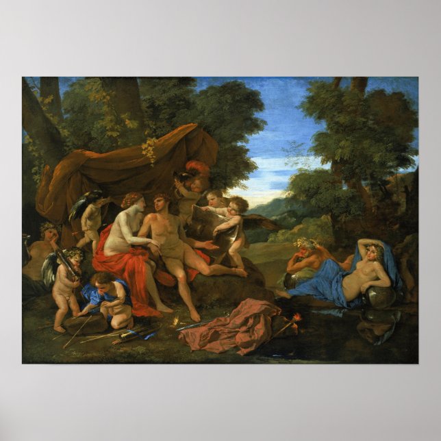 Poussin - Mars And Venus Poster (Front)