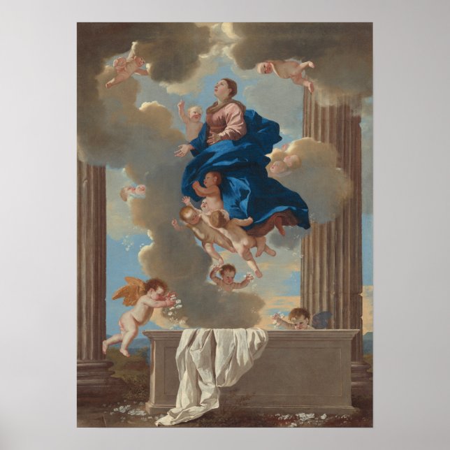 Poussin - The Assumption Of The Virgin Poster (Front)