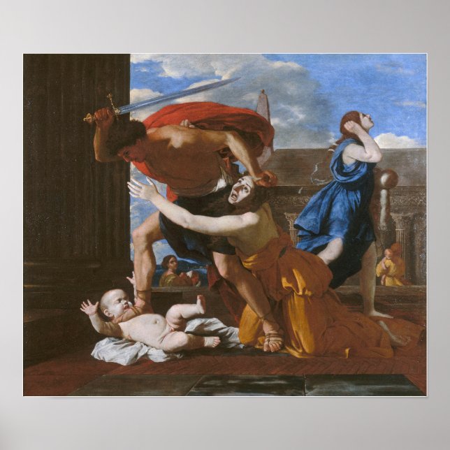 Poussin - The Massacre Of Innocents Poster (Front)