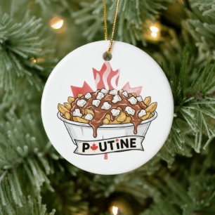 Poutine Ceramic Ornament