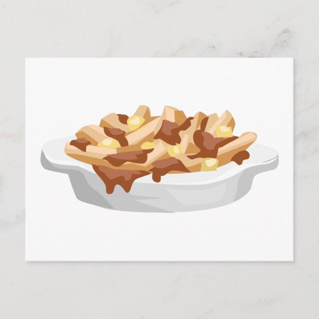 poutine postcard (Front)