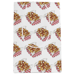 Poutine Quebec Canada Canadian Food French Fries Medium Gift Bag