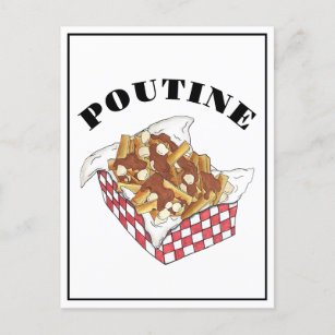 Poutine Quebec Canada Canadian Food French Fries  Postcard
