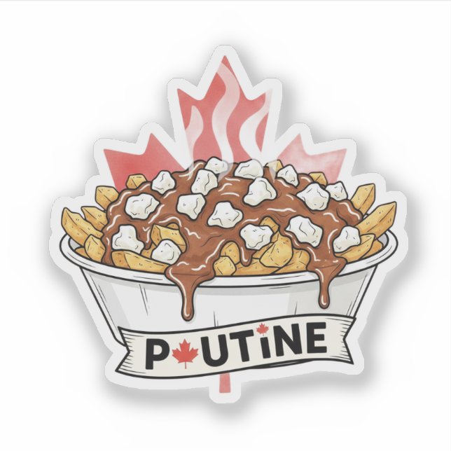 Poutine Sticker (Front)