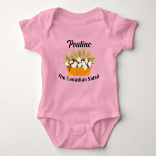 Poutine, The Canadian Salad - Baby Jersey Bodysuit