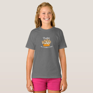 Poutine, The Canadian Salad - Girls' Fine Jersey T T-Shirt