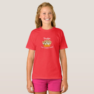 Poutine, The Canadian Salad - Girls' Fine Jersey T T-Shirt