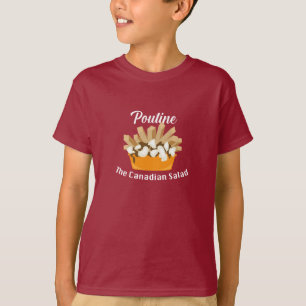 Poutine, The Canadian Salad - Kids' Basic T-Shirt