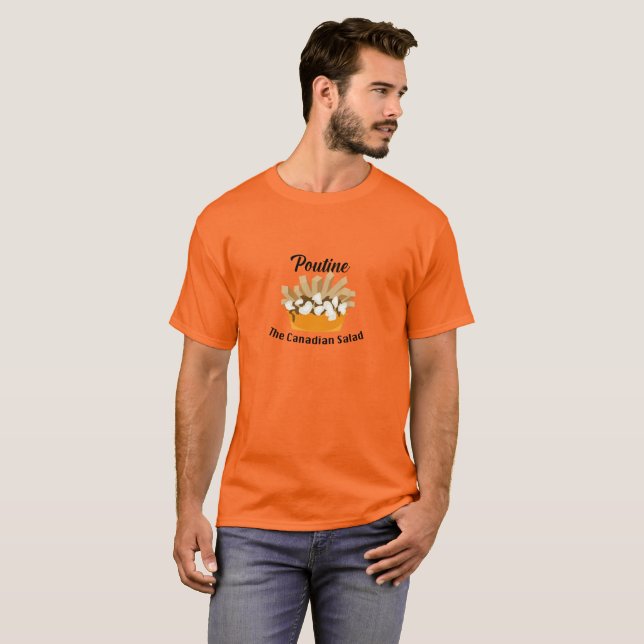 Poutine, The Canadian Salad - Men's Basic T-Shirt (Front Full)