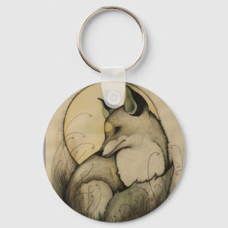 POUTY FOX KEYCHAIN