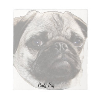 Pouty Pug Notepad