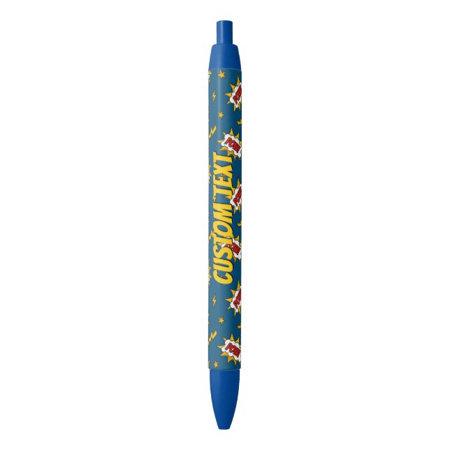 Pow Comic Sound Effect Pattern Pen (Front Vertical)