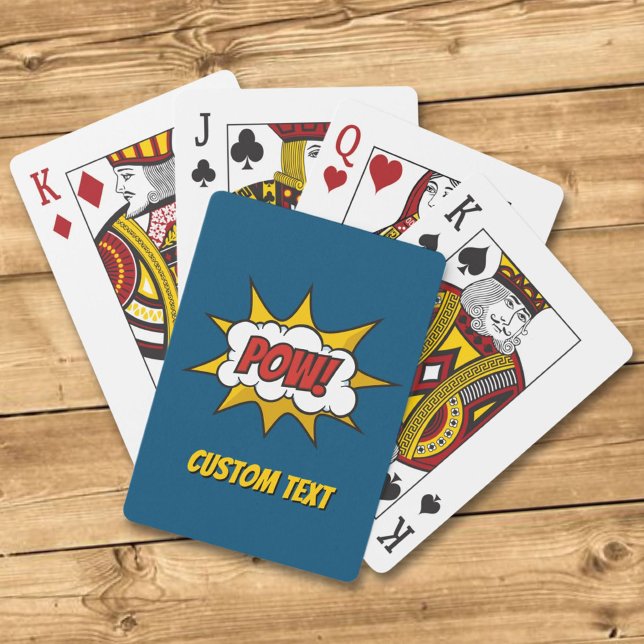 Pow Comic Sound Effect Poker Cards (Creator Uploaded)
