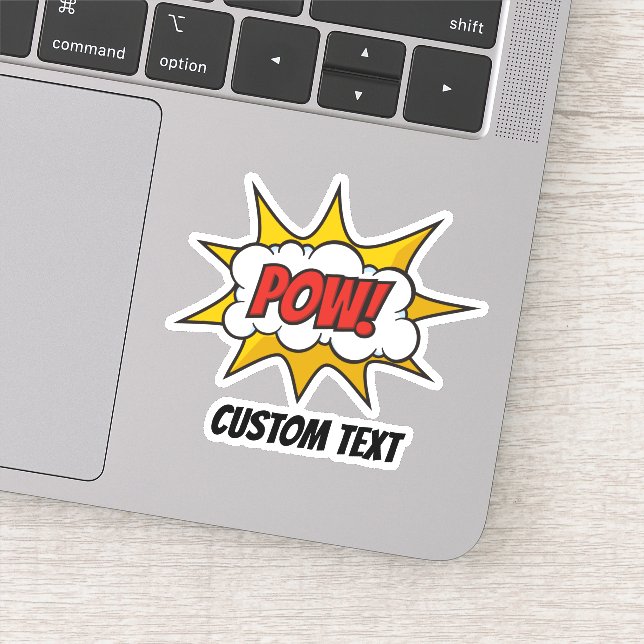 Pow Comic Sound Effect Sticker (Detail)