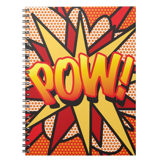 POW Fun Retro Comic Book Pop Art (Front)