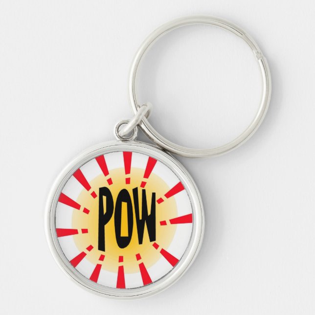 Pow Keychain (Front)