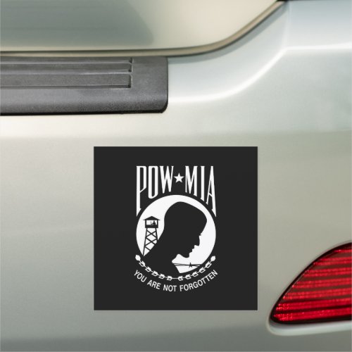 POW MIA American Military Heroes Prisoners of War Car Magnet