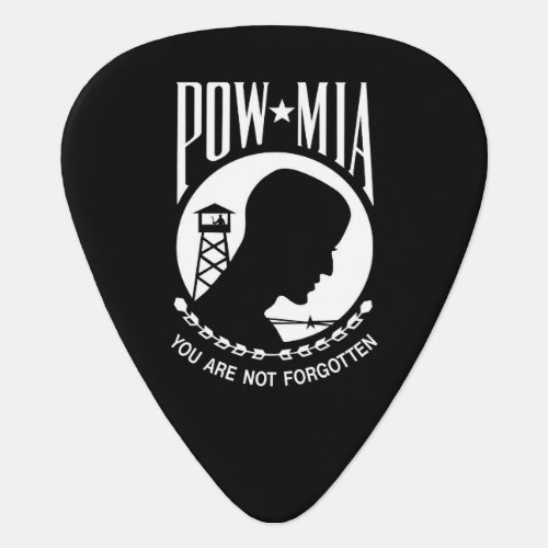 POW MIA American Military Heroes Prisoners of War Guitar Pick