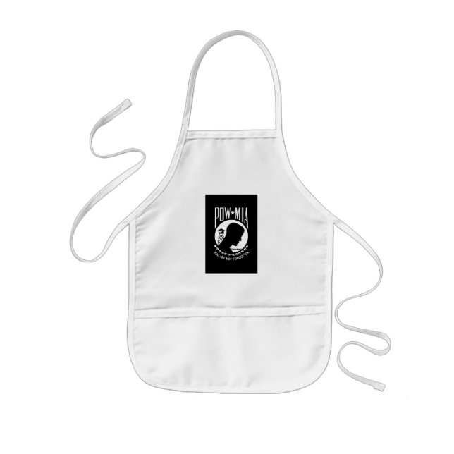 POW MIA American Military Heroes Prisoners of War Kids' Apron (Front)